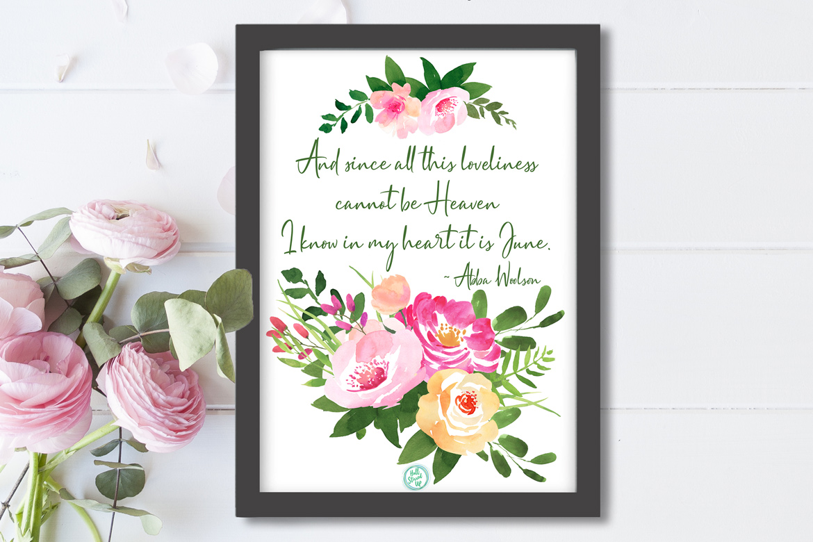 My Favorite June Quote and a New Printable! - Hall Stirred Up