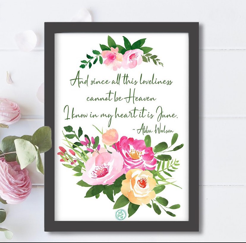 It's May And Time For A Pretty Free Printable - Hall Stirred Up