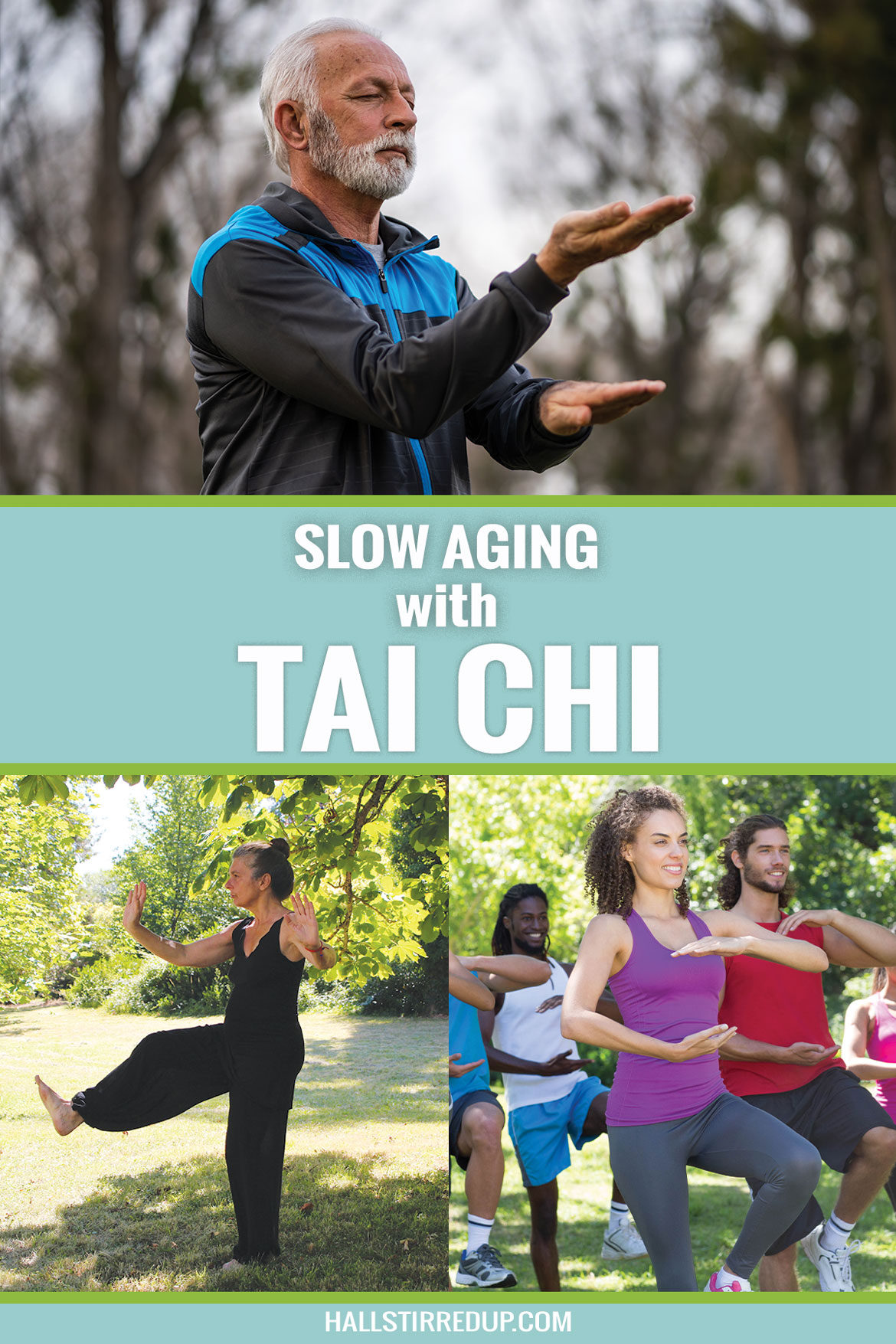 Slow aging with Tai Chi