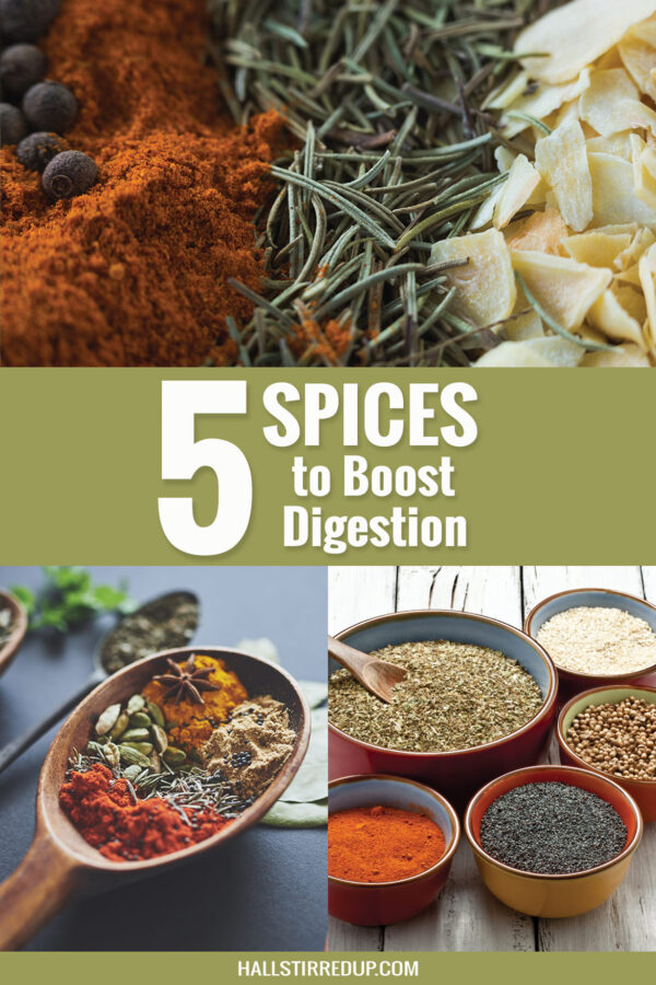 5 Spices to Boost Digestion - Hall Stirred Up