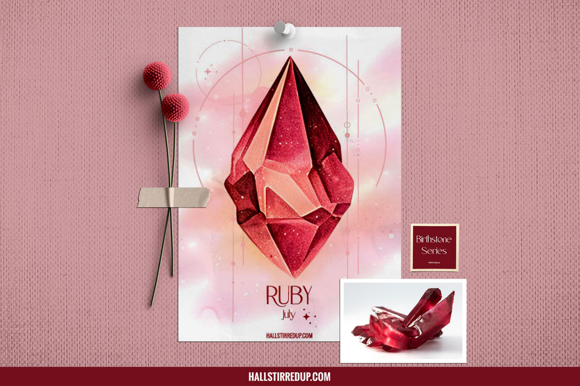 Radiant Ruby is July’s Birthstone – with free printable