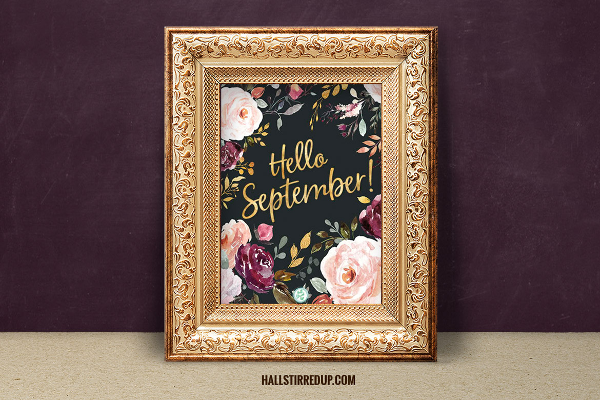 Say hello to Golden September with a free printable!