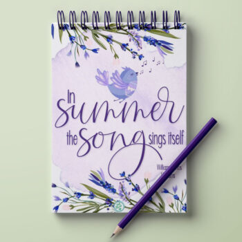 Pretty Summer Song quote and a new free printable!