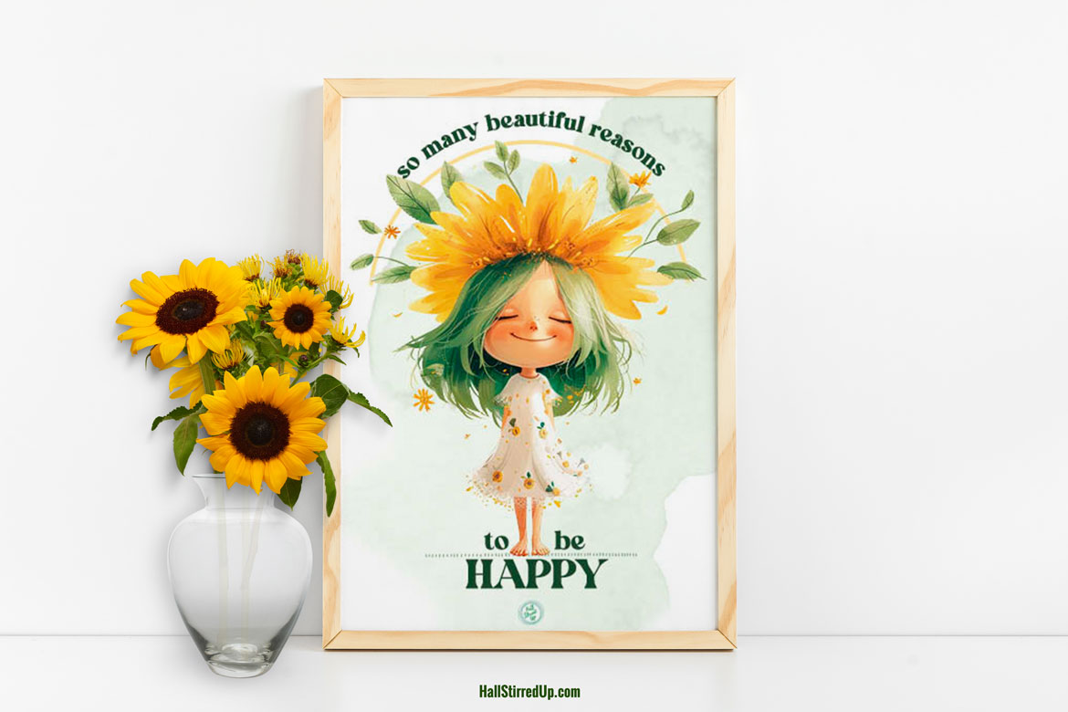 So many beautiful reasons! Free Flower Child printable