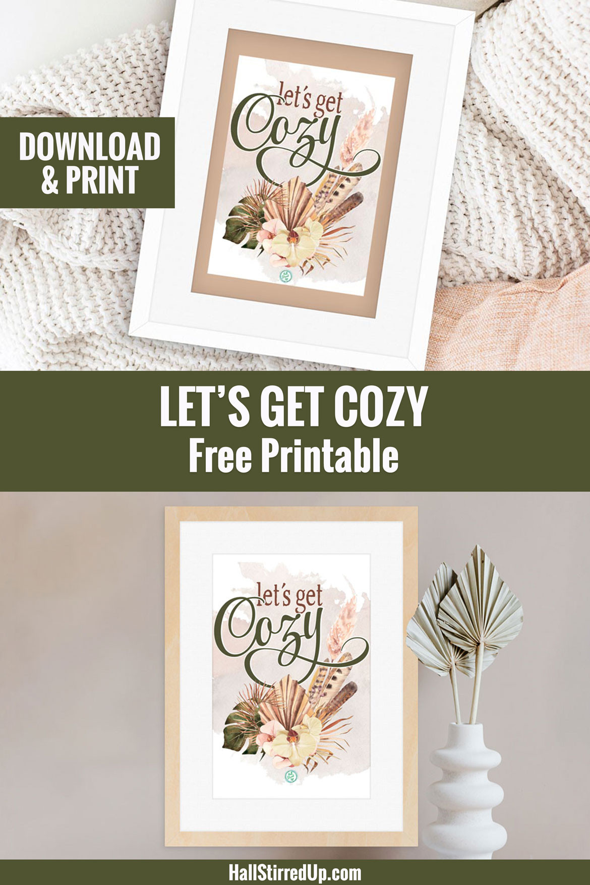 Let's Get Cozy Creating a Hygge lifestyle and a fun printable