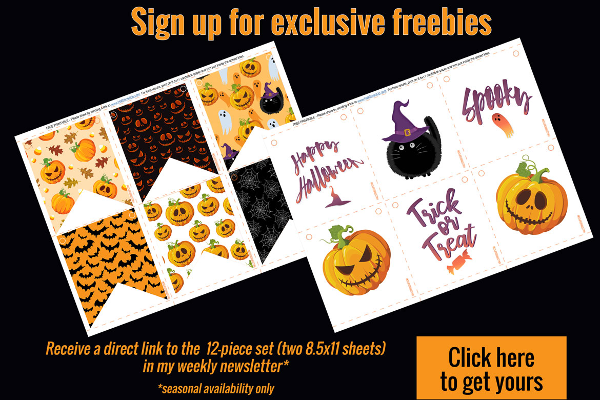 Sign up for exclusive freebies