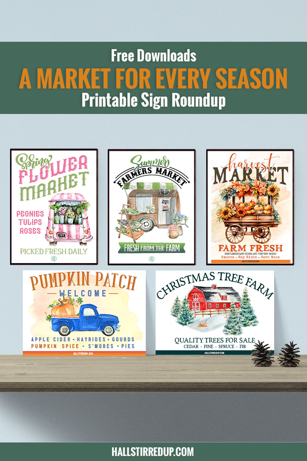 A market for every season Fun decorative sign round-up