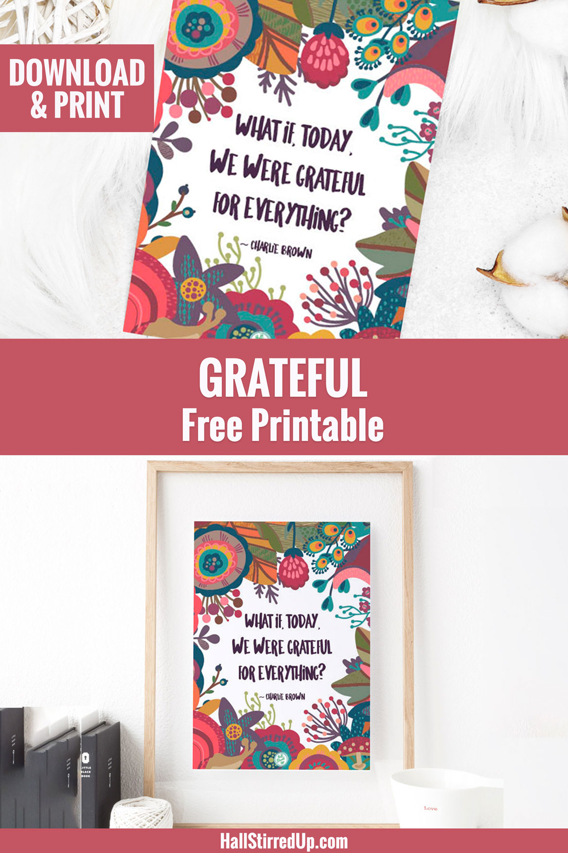 My favorite gratitude quotes and a new printable