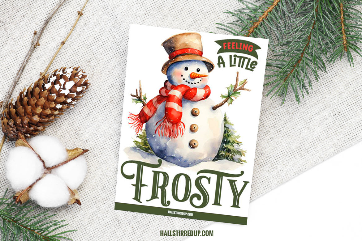 Feeling Frosty! Download a free printable