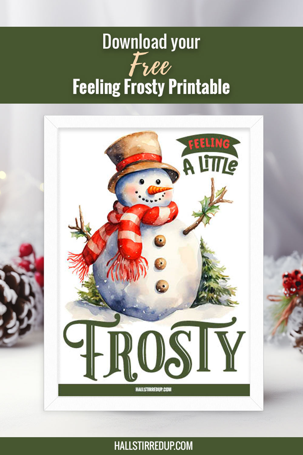 Feeling Frosty Download a free printable