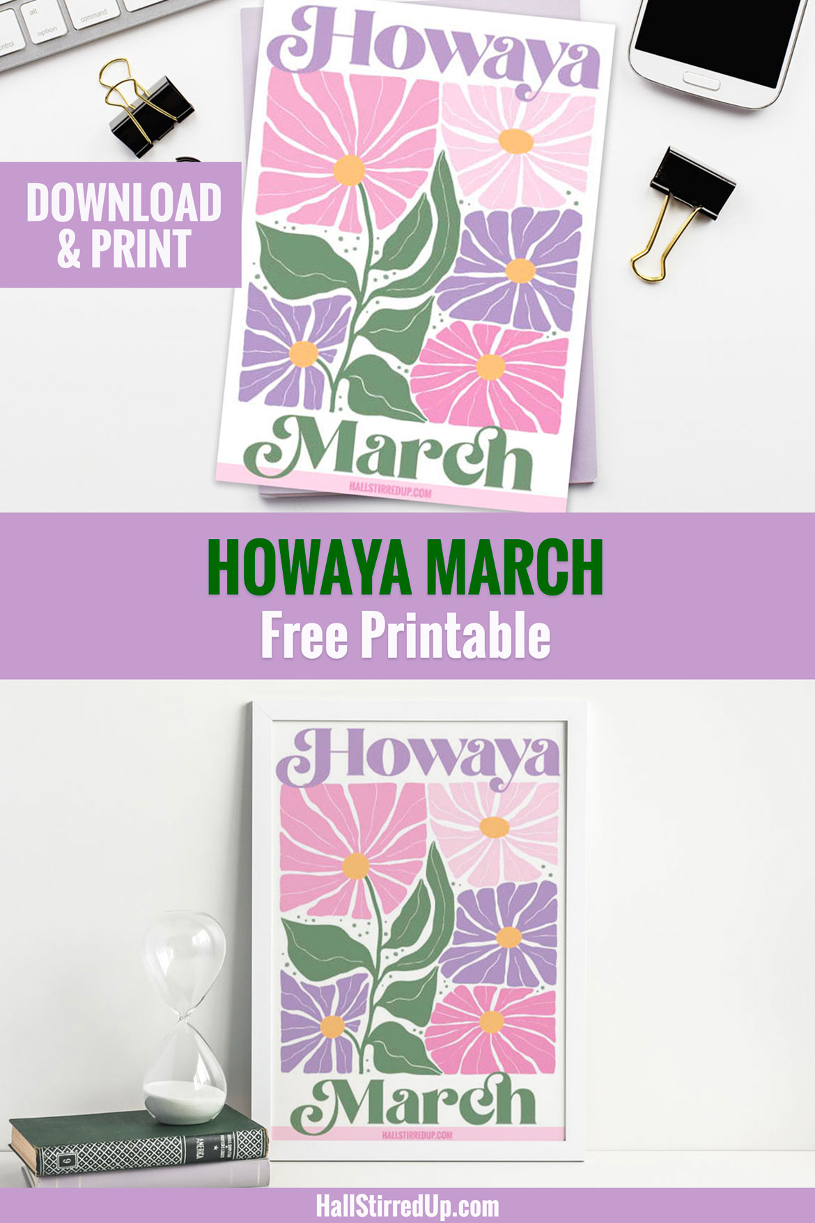 Say Howaya to March with a free printable