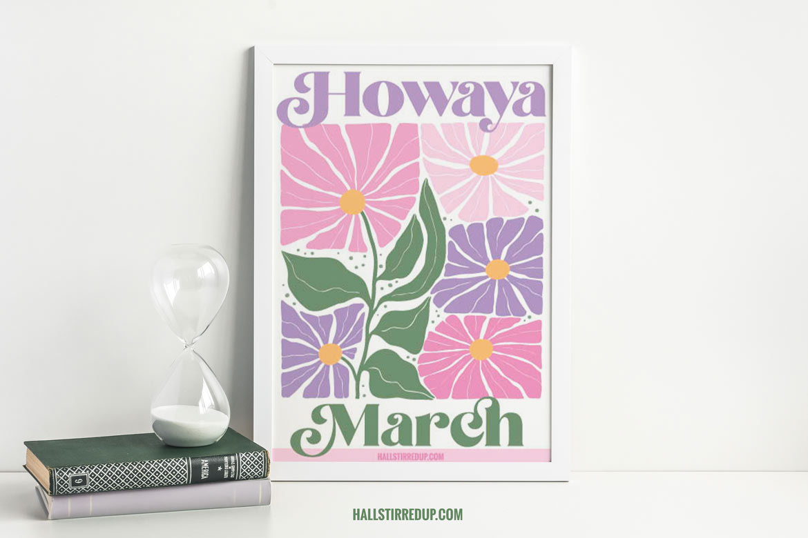 Say Howaya to March with a free printable!