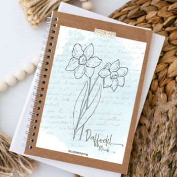 The daffodil is March's birth flower Includes free printable